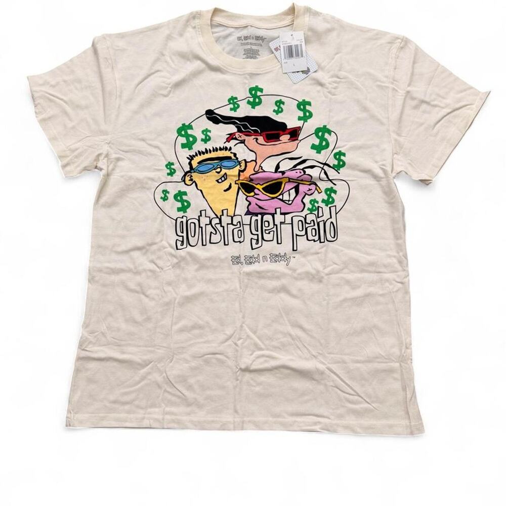 NWT Ed, Edd n Eddy "Gotsta Get Paid" Graphic Large
